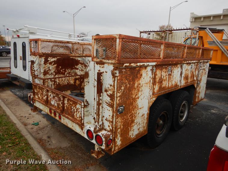 image for item DA1381 1990 Butler BC2012T utility trailer