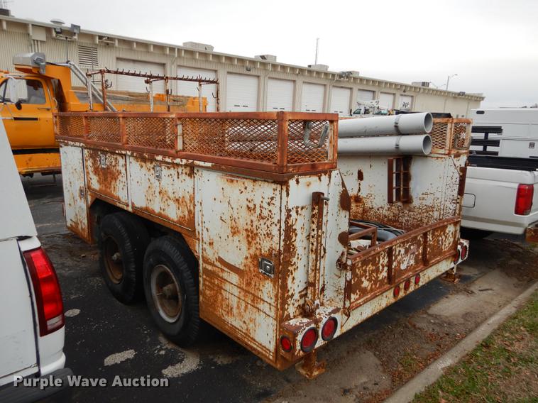 image for item DA1381 1990 Butler BC2012T utility trailer