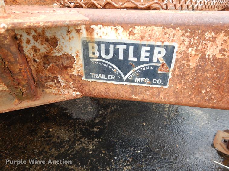 image for item DA1381 1990 Butler BC2012T utility trailer