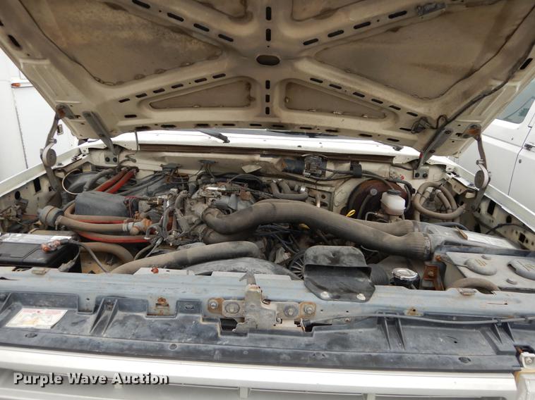 image for item DA1384 1989 Ford F350 Super Duty flatbed pickup truck