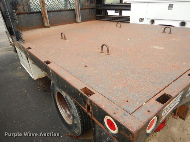 image for item DA1384 1989 Ford F350 Super Duty flatbed pickup truck