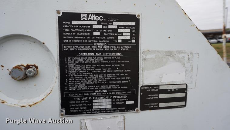 image for item DA1387 1994 International 4900 bucket truck