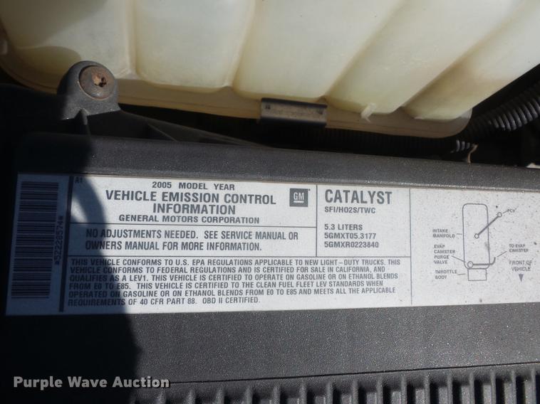 image for item DA6522 2005 Chevrolet Silverado 1500 pickup truck