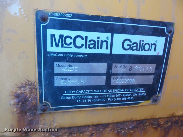 image for item DA6526 2002 International 4900 dump truck