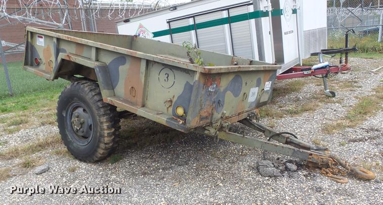 image for item DB6379 1965 military utility trailer