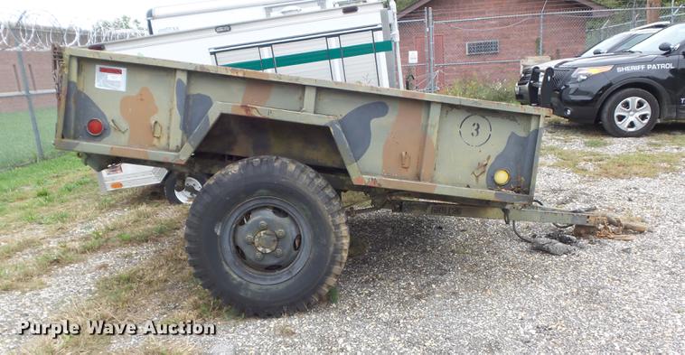 image for item DB6379 1965 military utility trailer
