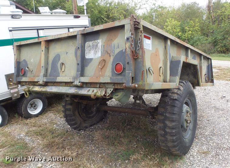 image for item DB6379 1965 military utility trailer
