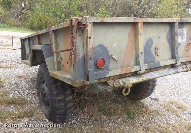 image for item DB6379 1965 military utility trailer