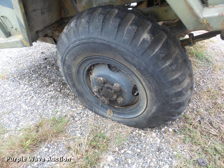 image for item DB6379 1965 military utility trailer