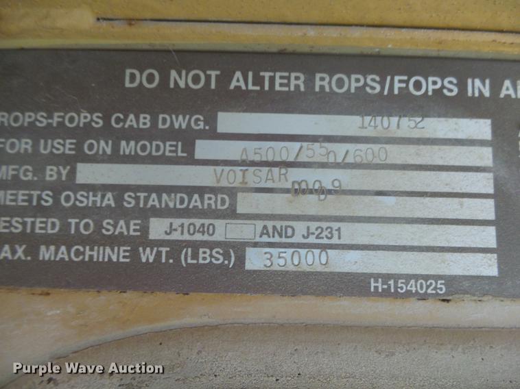 image for item DB7345 Dresser A550 motor grader