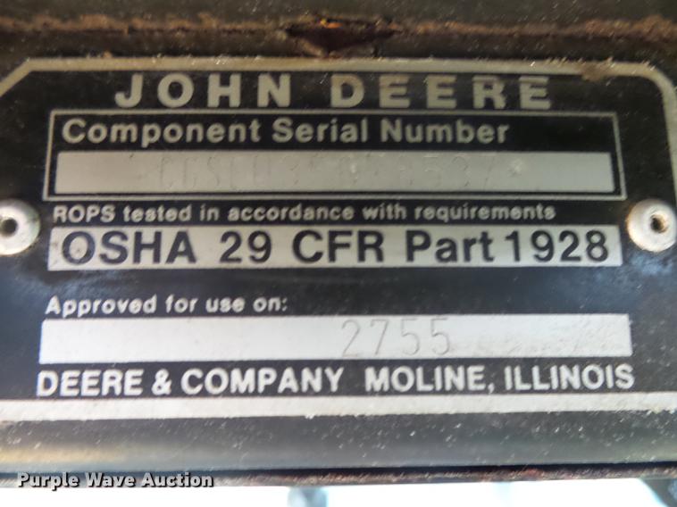 image for item DB7346 John Deere 2755 tractor