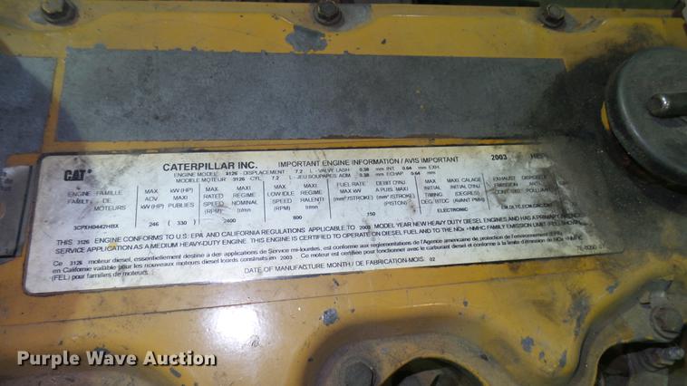 image for item DC1837 Caterpillar C7 3126E 7.2L diesel engine
