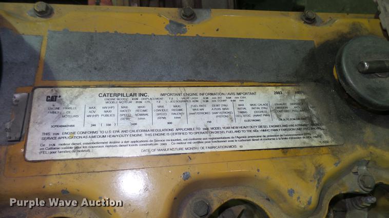 image for item DC1837 Caterpillar C7 3126E 7.2L diesel engine