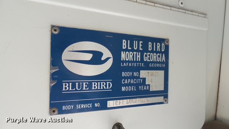 image for item DC1843 2000 Blue Bird TC2000 school bus