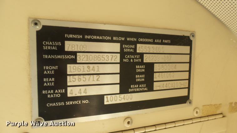 image for item DC1844 1998 Blue Bird TC2000 school bus