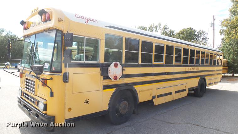 image for item DC1848 1998 Blue Bird TC2000 school bus