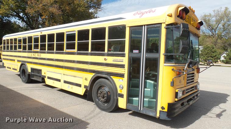 image for item DC1848 1998 Blue Bird TC2000 school bus