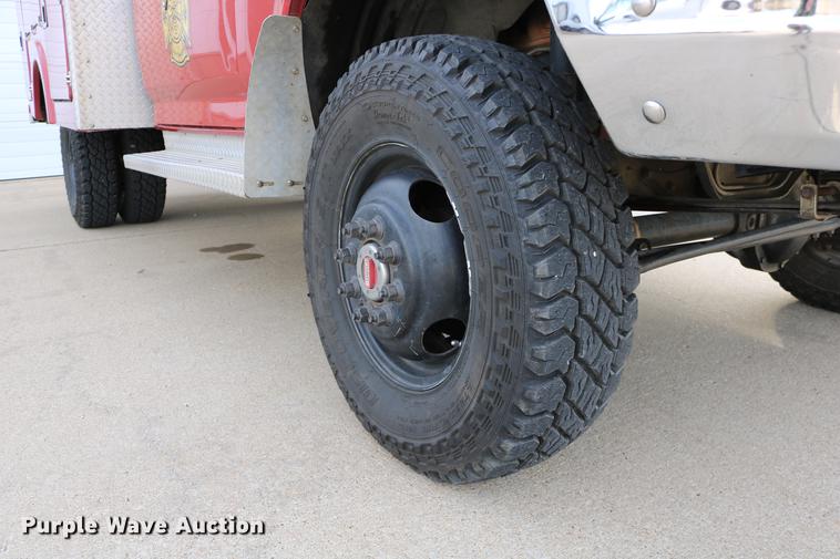 image for item DC3747 1990 Ford F350 fire truck