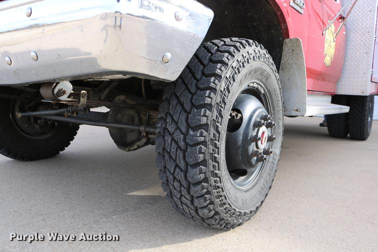 image for item DC3747 1990 Ford F350 fire truck