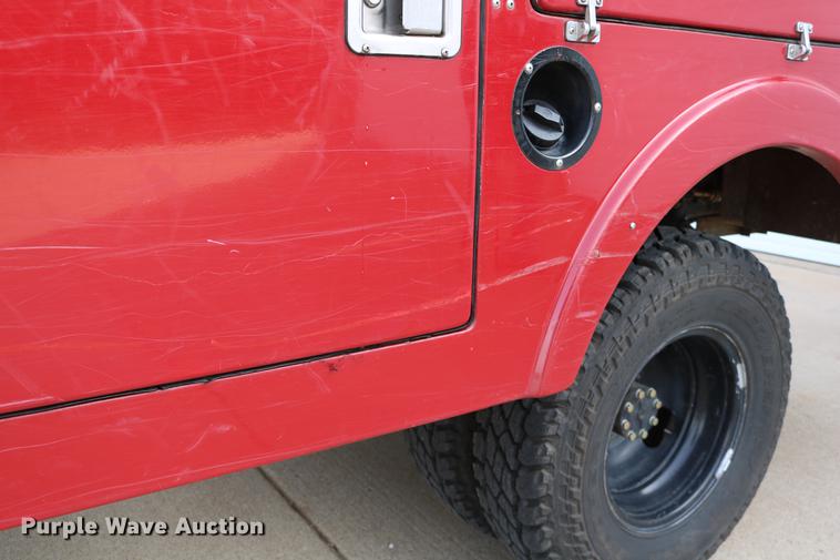 image for item DC3747 1990 Ford F350 fire truck