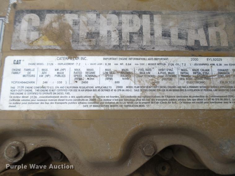 image for item DC3763 2001 Freightliner FS65 Thomas Built school bus