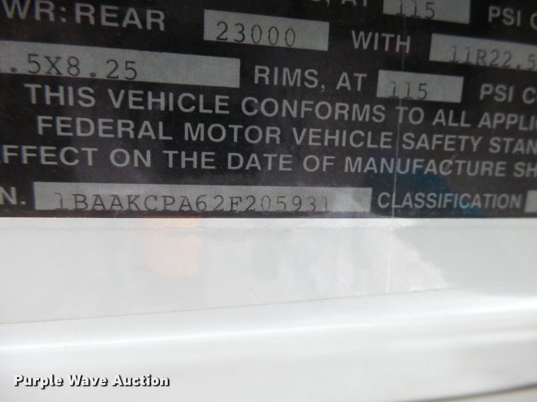 image for item DC3771 2002 Blue Bird TC2000 school bus