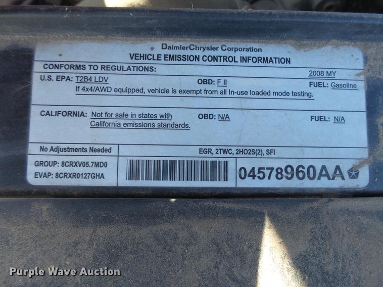 image for item DC3776 2008 Dodge Charger