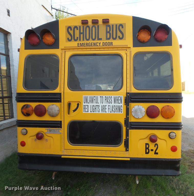 image for item DC3779 2001 GMC Savana G3500 Cargo Thomas school bus