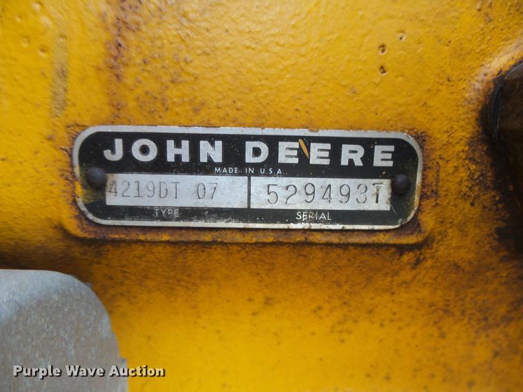 image for item DC3781 1980 John Deere 310A backhoe