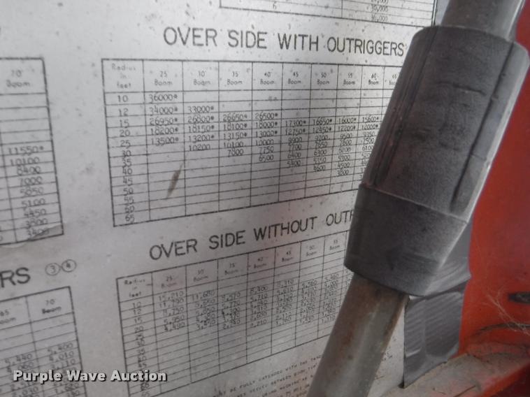 image for item DC5443 1976 Bantam T-350A truck crane