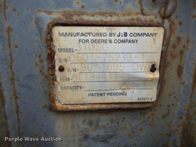 image for item DC6779 2001 John Deere 310SG backhoe