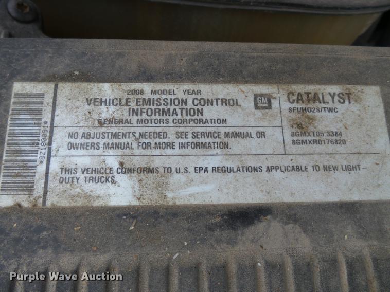 image for item DC6783 2008 Chevrolet Silverado 1500 Ext. Cab pickup truck