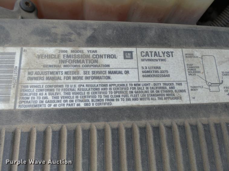 image for item DC6785 2006 Chevrolet Silverado 1500 pickup truck