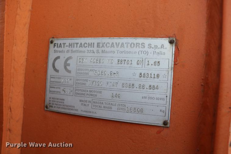 image for item DD0005 1997 Fiat-Allis FR160.2 wheel loader