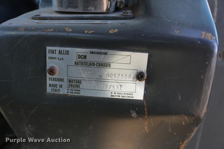 image for item DD0027 1987 Fiat-Allis 14C dozer