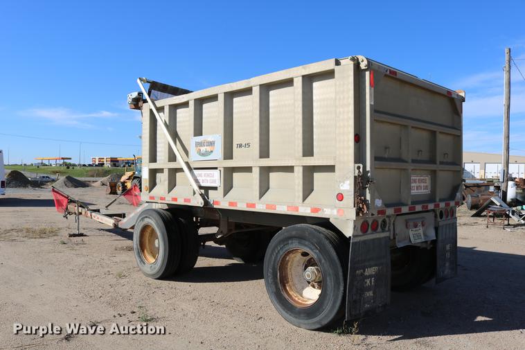 image for item DD0030 1988 Corn Husker end dump trailer
