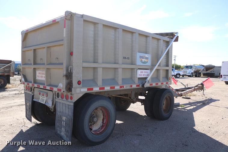 image for item DD0030 1988 Corn Husker end dump trailer