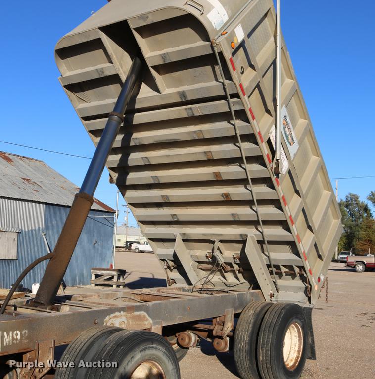 image for item DD0030 1988 Corn Husker end dump trailer