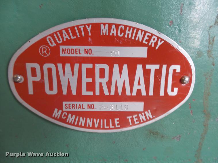 image for item DE9200 Powermatic 90 wood lathe