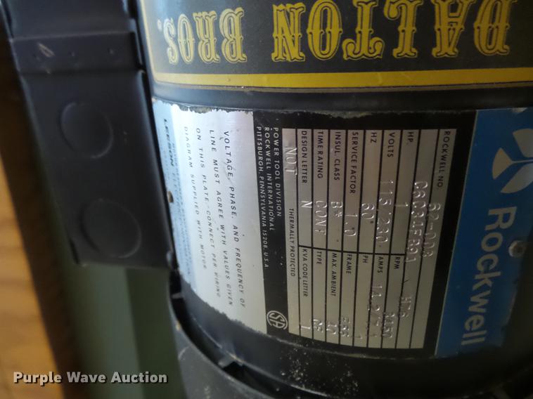 image for item DE9202 Rockwell 43-120 wood shaper