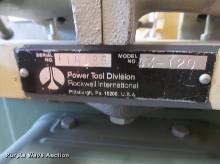 image for item DE9202 Rockwell 43-120 wood shaper