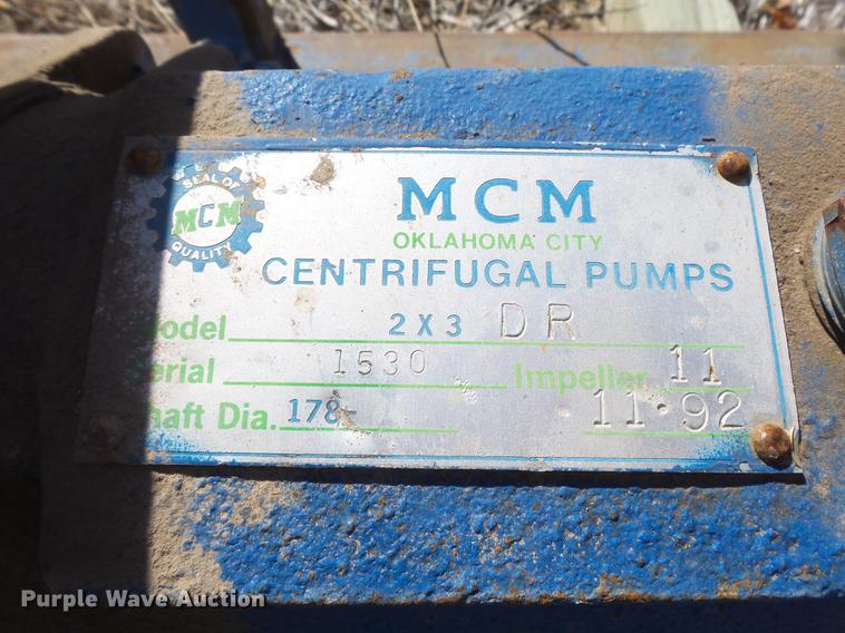 image for item DE9209 MCM 2X3DR centrifugal pump