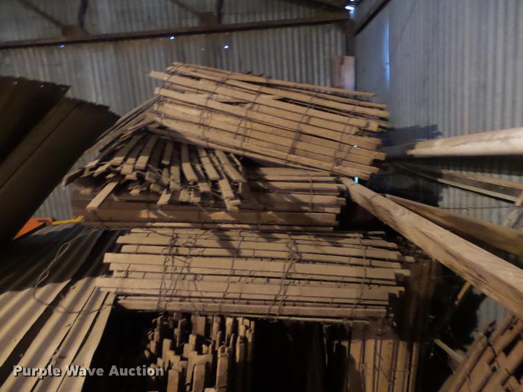 image for item DE9213 Approximately 16 rolls of wood snow fence