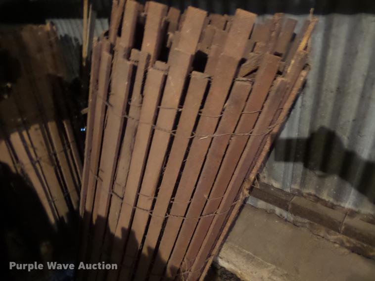 image for item DE9213 Approximately 16 rolls of wood snow fence