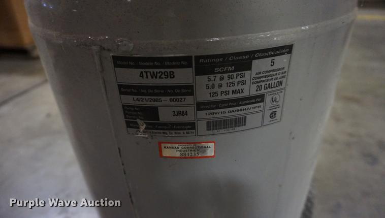 image for item DS9282 Westward air compressor
