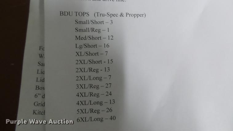 image for item DV9141 Clothing