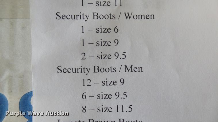 image for item DV9142 (30) pairs of boots