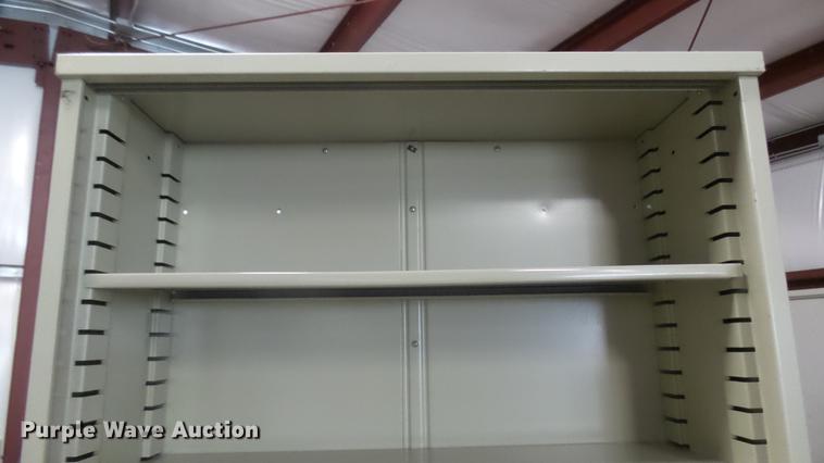 image for item DV9145 (18) metal book shelves