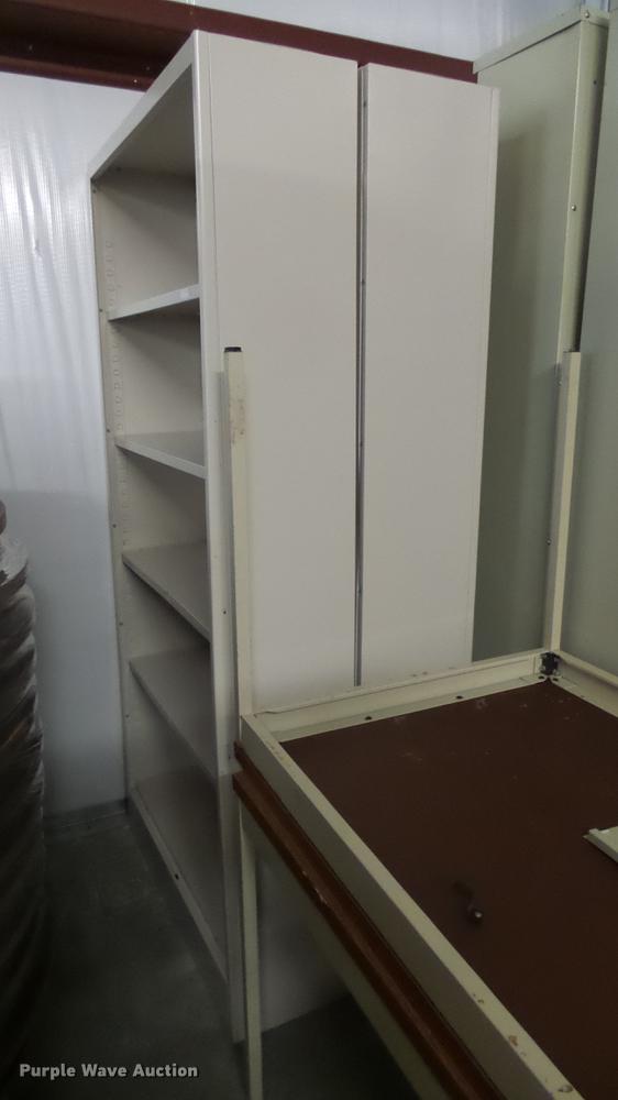 image for item DV9145 (18) metal book shelves