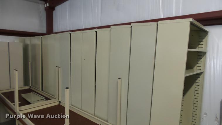 image for item DV9145 (18) metal book shelves